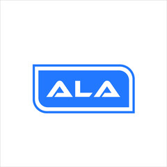 ALA letter logo abstract design. ALA unique design, ALA letter logo design on white background.
ALA creative initials letter logo concept. 