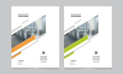 Cover design for annual report and business catalog, magazine, flyer or booklet. Brochure template layout. A4 cover vector EPS-10