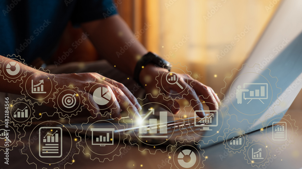 Poster data mining for business and finance. interface for profit analytic, online marketing study, as well