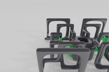 3d Abstract Design © Cubitron