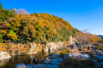 埼玉県 秋の長瀞渓谷