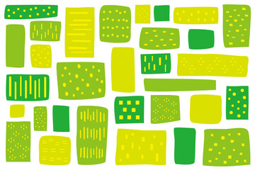 手書き風な北欧風の抽象イラスト