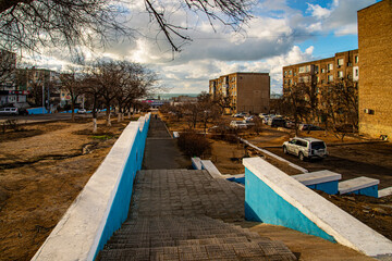 Актау. Виды города зимой