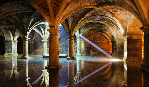 Morocco El Jadida medieval Portuguese cistern  UNESCO World Heritage site