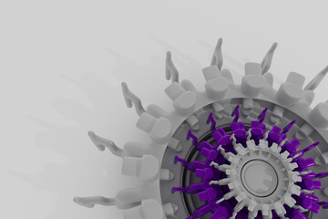 3d Abstract Design © Cubitron