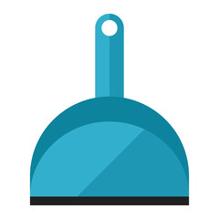 Illustration of scoop. Housekeeping cleaning item. Image for service and advertising.