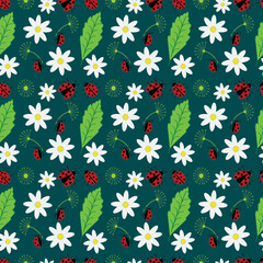 Ladybugs digital paper