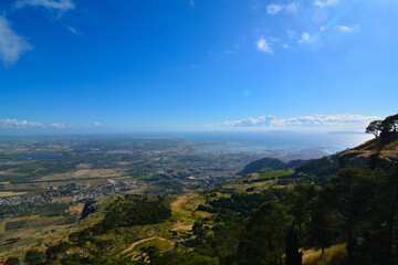 vista panoramica di trapani da erice