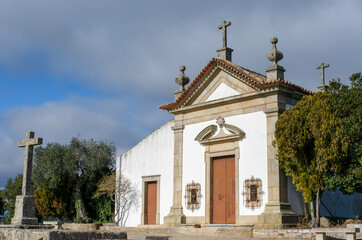 Fototapeta na wymiar Chapel of Santa Ana in Castelo Branco in central Portugal