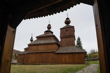 The Greek Catholic wooden church of theProtection of the Most Holy Mother of God in a village Mirola, Slovakia