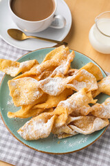 Faworki, Chrusty, Angel Wings, traditional Polish pastries served during Carnival
