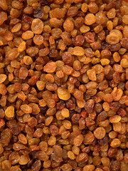 Raisins as background Grape Raisin texture.
