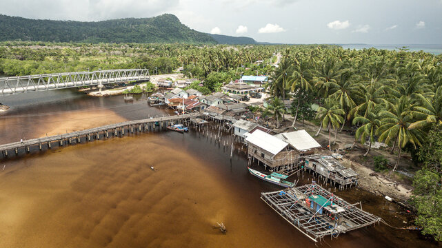 Natuna Island Is Beautiful Small Island  And Very Strategic Position In South China Sea. This Island Is Northern Of Indonesia Territorial Sea. 