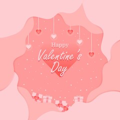 Valentine's day design. Design of valentine's day for greeting card, background, cover, invitation, brochure, and poster.