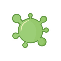 Vector color icon with virus