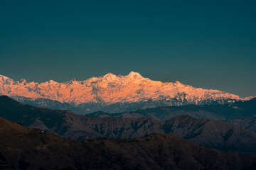 Plakat Mountains of northern India 
