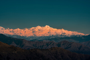 Naklejka premium Mountains of northern India 