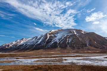 The mountains of the Pictet Range in the northwest of King Christian X Land in eastern Greenland. © mrallen