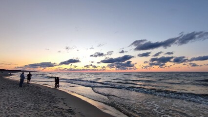 Wieczór nad morzem. © Marek