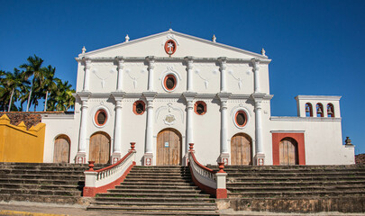 The beautiful San Francisco Convent and Museum in colonial Granada, Nicaragua 