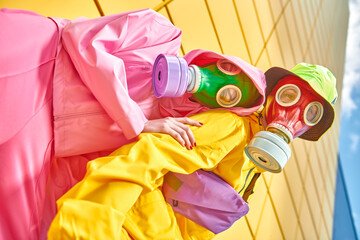 loving couple in modern world