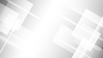 Obraz premium Abstract grey and white geometric modern background. Squares texture. Vector