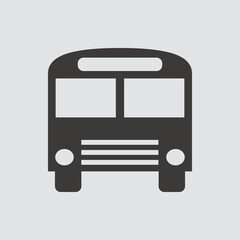 school bus icon. Vector illustration.