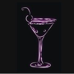 design doodle illustration of drink 