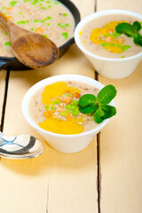 Hearty Middle Eastern Chickpea and Barley Soup