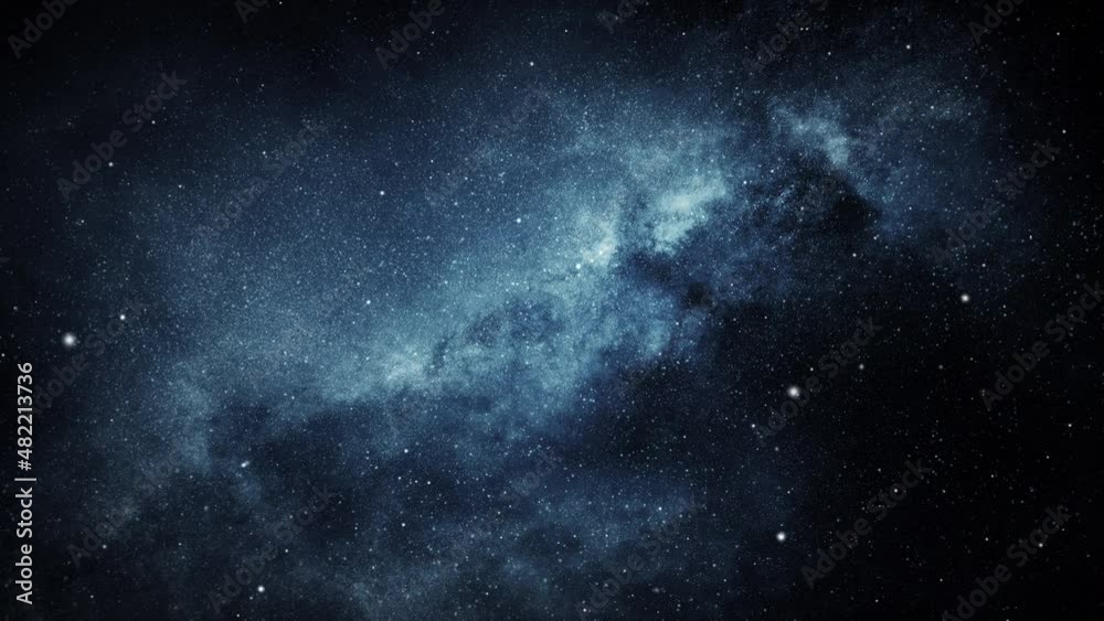Canvas Prints galaxy space background camera flying through the galaxy and nebula.