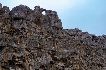 Fototapeta premium Nationalpark Thingvellir auf Island - zwischen den Kontinenten von Europa und Amerika