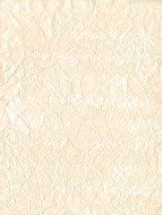 Old brown crumpled paper texture background