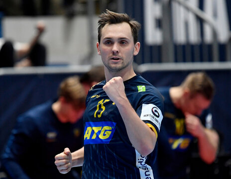 EHF 2022 Men's European Handball Championship - Main Round - Germany v Sweden
