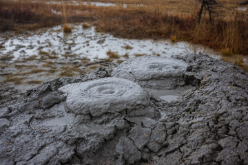 Pugachev Mud Volcanoes on Sakhalin Island