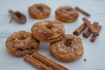 cinnamon donuts