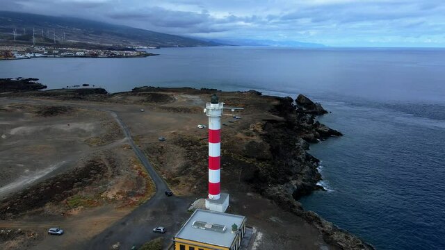 Lighthouse in Tenerife coast