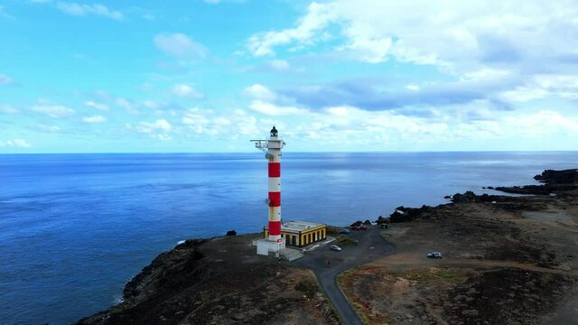 Lighthouse in Tenerife coast