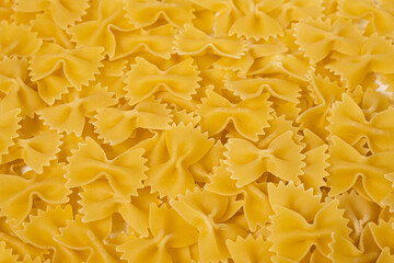 texture of raw noodles pasta italian food macro background