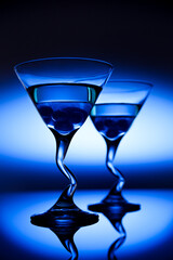 Blueberry Martini Drink