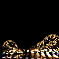 Light Bulb Product Photography - Back Lit Light Bulb