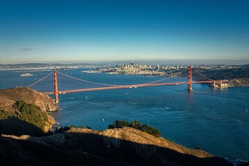 Wide Vista of San Francisco Skyline