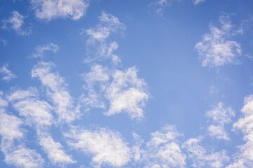 Naklejka na ściany i meble Clouds with blue sky.Natural background