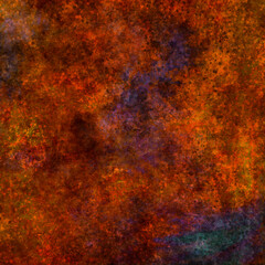 Orange copper effect texture scratched metal