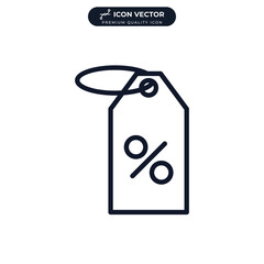 Price tag icon symbol template for graphic and web design collection logo vector illustration