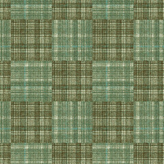 Very old canvas with a lost checked pattern. Grunge fabric background.