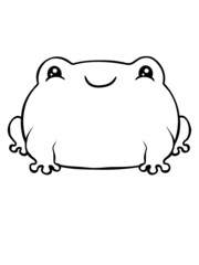 Süßer kleiner Frosch 