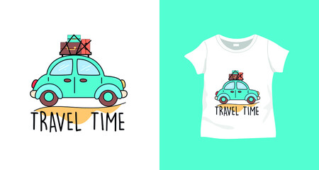 Sweet  print design with slogan. Vector illustration design for fashion fabrics, prints.