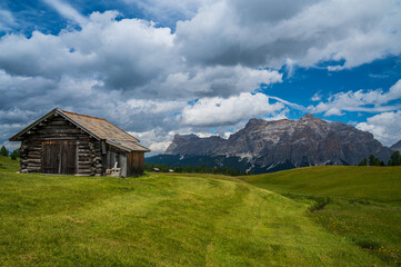 Obraz premium Pralongia Plateau in the Dolomites
