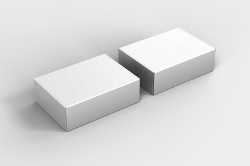 3d rendering mock up Box