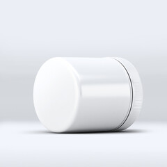 3d rendering mock up Plastic  Can